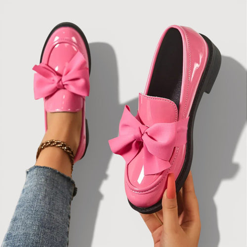 MAERYL – SLIP-ON SKOR MED BOW DETALJ