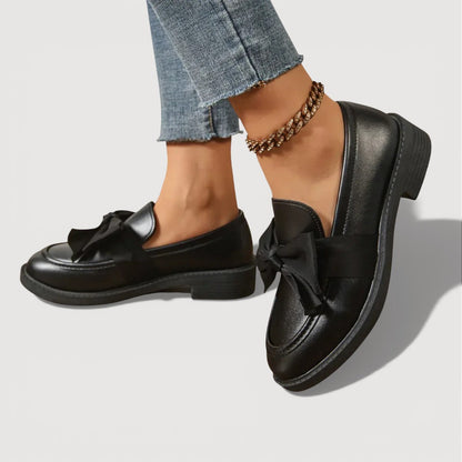 MAERYL – SLIP-ON SKOR MED BOW DETALJ