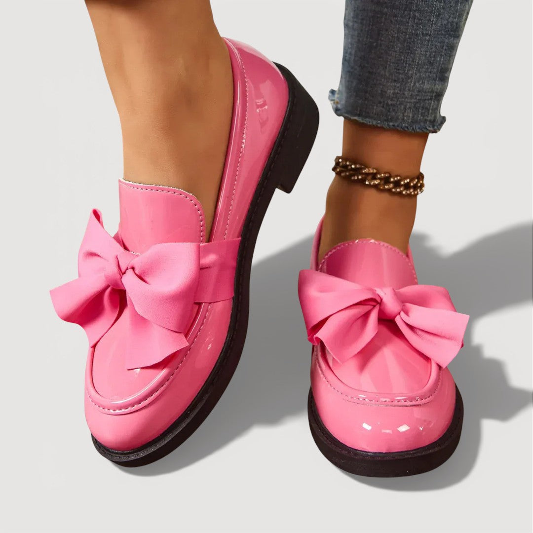 MAERYL – SLIP-ON SKOR MED BOW DETALJ