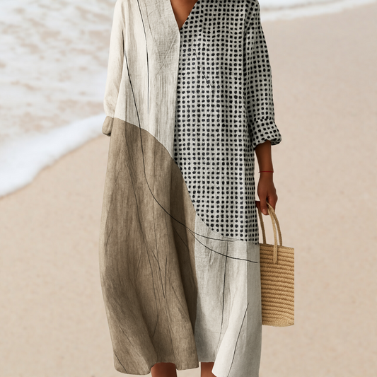 Giselle - Bomulds Kjole Inspireret af Kunstnere 