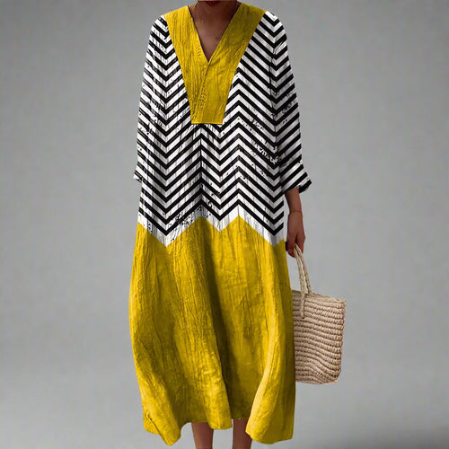 Juliana - Elegant geometrisk klänning 