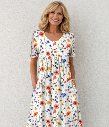 Gigi™ Mavebeklädd Klänning