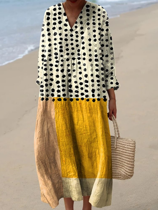 Jocelyn - Mønstret Sommerkjole 